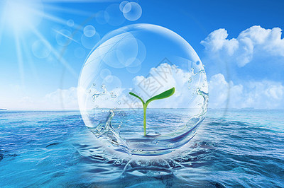 抽象創(chuàng)意節(jié)能環(huán)保場景